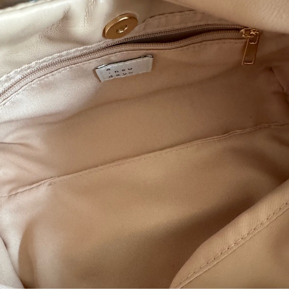 A NEW DAY Mini Twist Clutch & Crossbody Bag Peachy Nude NWOT - Picture 6 of 11